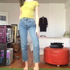 Classic High Waisted Denim Jeans